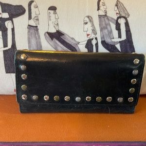 Patricia Nash Varesse Leather Studded Bifold Wallet
